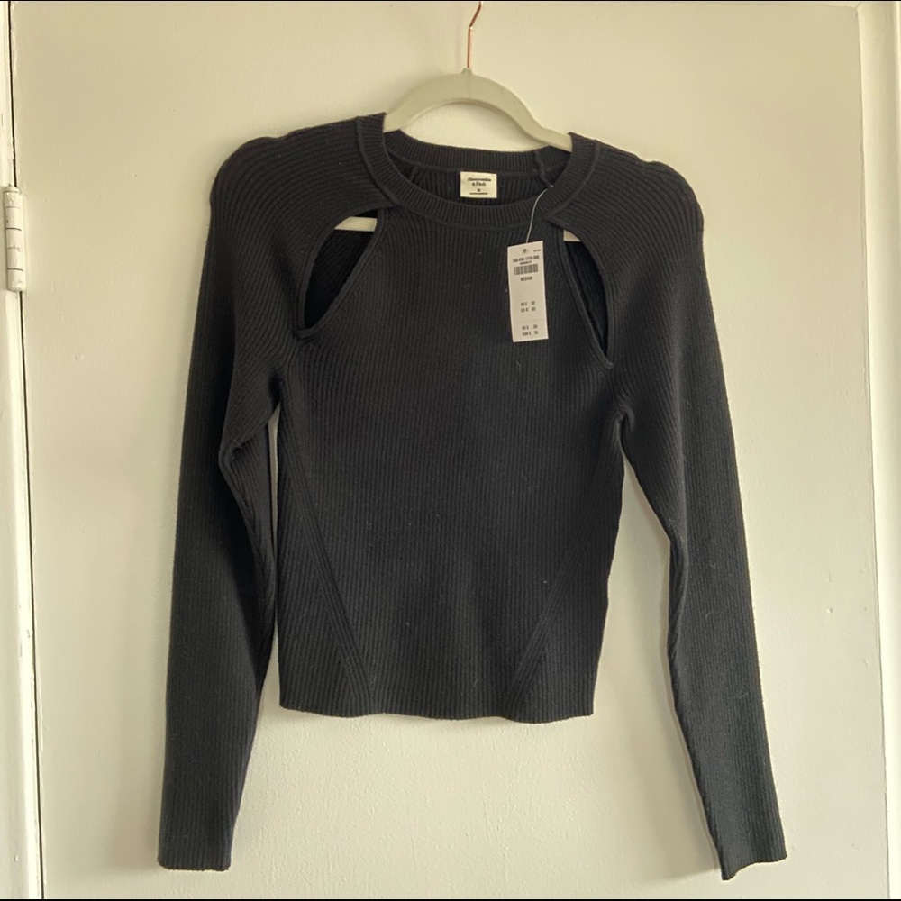 Abercrombie sweater with shoulder cutouts